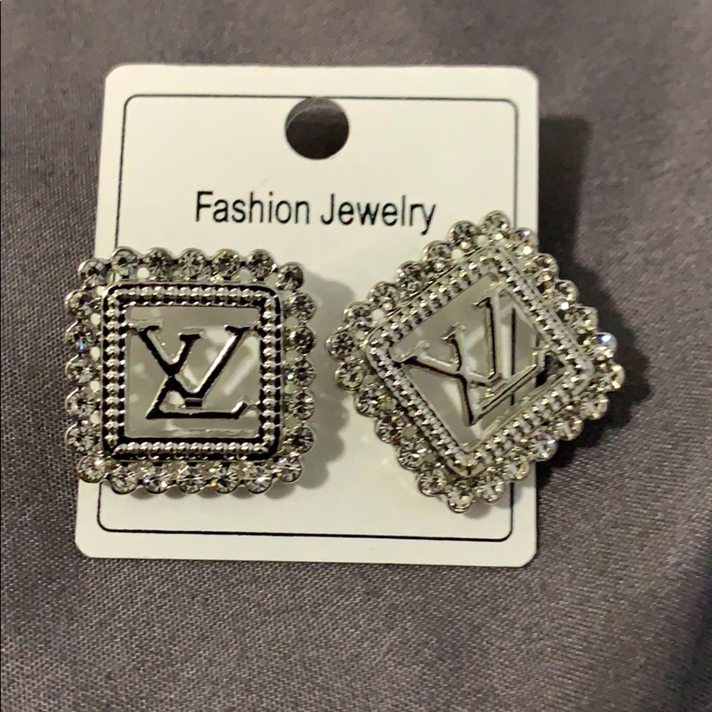 Silver earrings